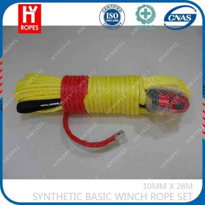 Hyropes High Strength Winch Rope with Safety Thimble SUV Rope Accessories